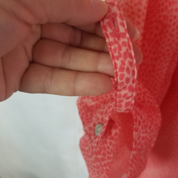 APT 9 pink sheer two-piece blouse set - Picture 3 of 8